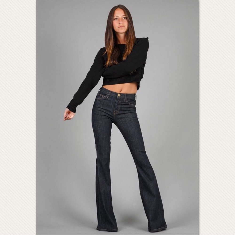 NWT Current/Elliott High Rise Bell Bottom Jeans